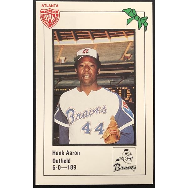 1981 ATLANTA POLICE HANK AARON (HOF)