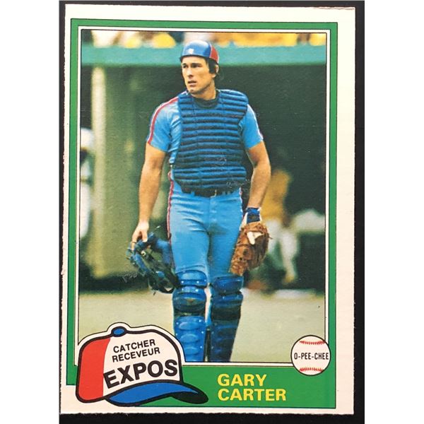 1981 O-PEE-CHEE GARY CARTER (HOF)