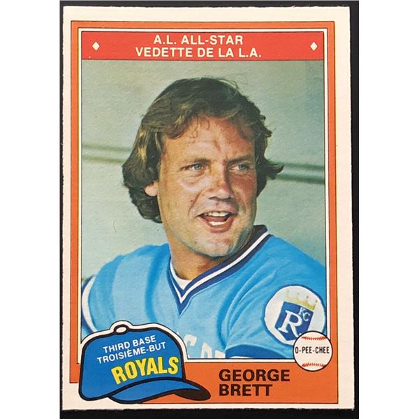1981 O-PEE-CHEE GEORGE BRETT (HOF)