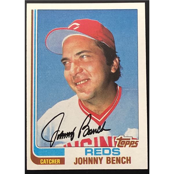 1982 TOPPS JOHNNY BENCH (HOF)