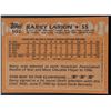 Image 2 : 1988 TOPPS BARRY LARKIN (HOF)