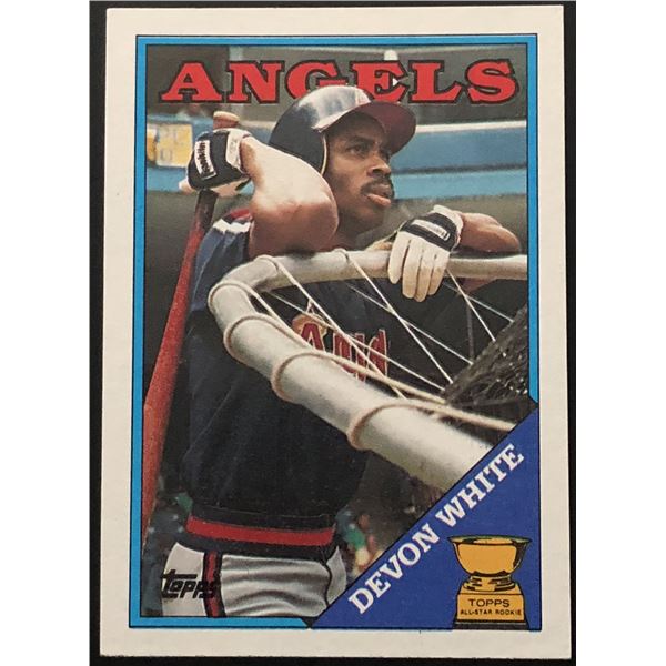 1988 TOPPS DEVON WHITE ROOKIE CARD