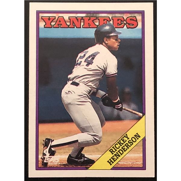 1988 TOPPS RICKEY HENDERSON (HOF)