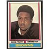 Image 1 : 1974 TOPPS GREG PRUITT ROOKIE CARD