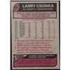 Image 2 : 1977 TOPPS LARRY CSONKA (HOF)