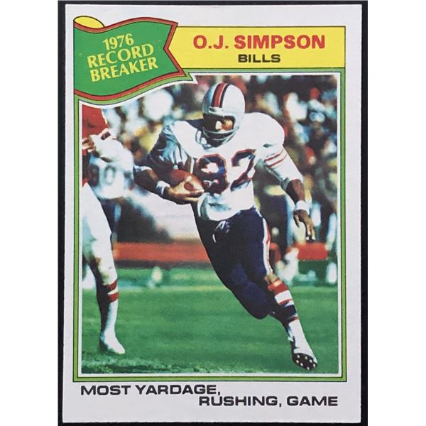 1977 TOPPS O.J. SIMPSON (HOF)
