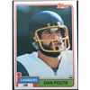 Image 1 : 1981 TOPPS DAN FOUTS (HOF)