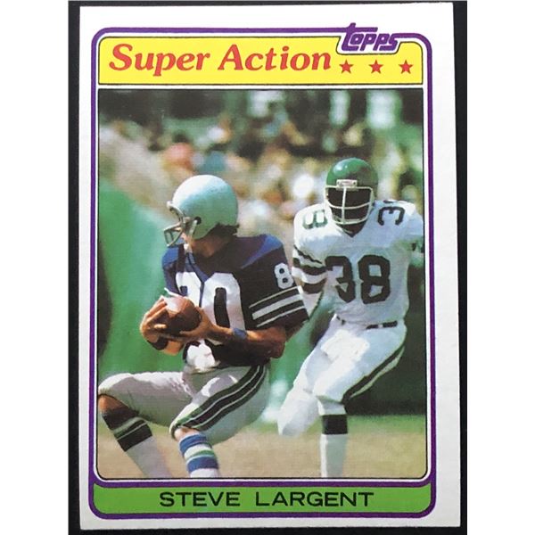 1981 TOPPS STEVE LARGENT (HOF)