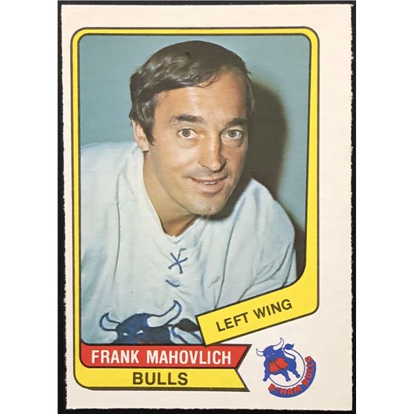 1976-77 O-PEE-CHEE WHA FRANK MAHOVLICH (HOF)