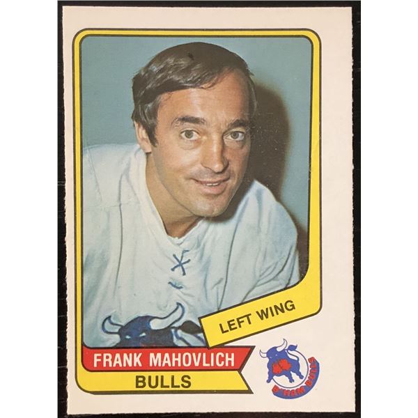 1976-77 O-PEE-CHEE WHA FRANK MAHOVLICH (HOF)