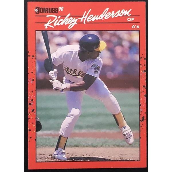 1990 DONRUSS RICKEY HENDERSON (HOF)