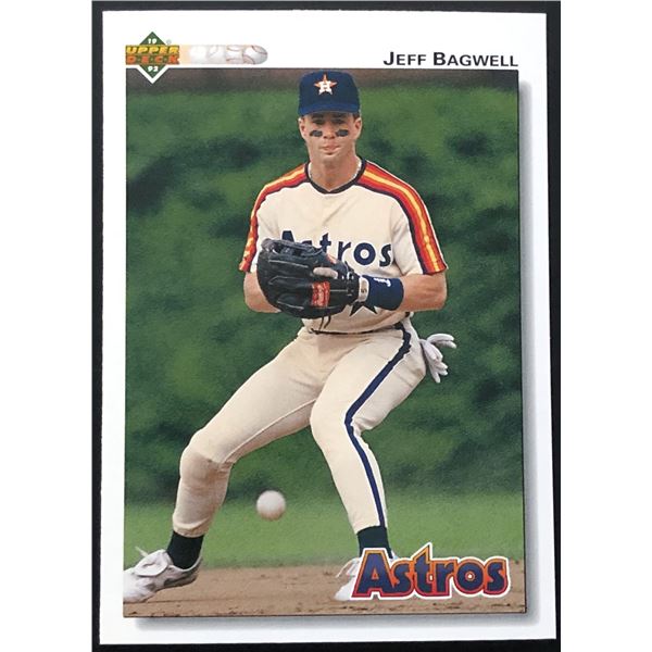 1993 UPPER DECK JEFF BAGWELL (HOF) ROOKIE CARD