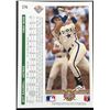 Image 2 : 1993 UPPER DECK JEFF BAGWELL (HOF) ROOKIE CARD