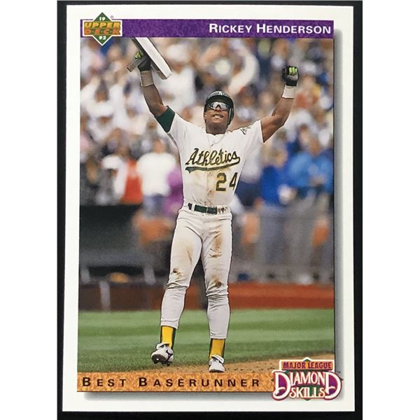 1993 UPPER DECK RICKEY HENDERSON (HOF)