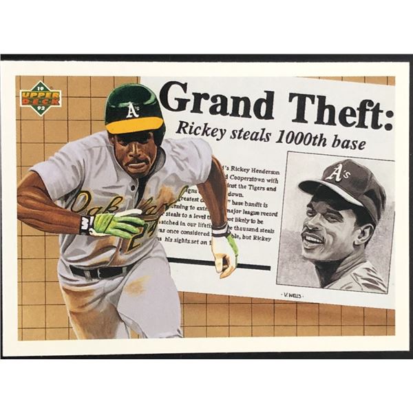 1993 UPPER DECK RICKEY HENDERSON (HOF)