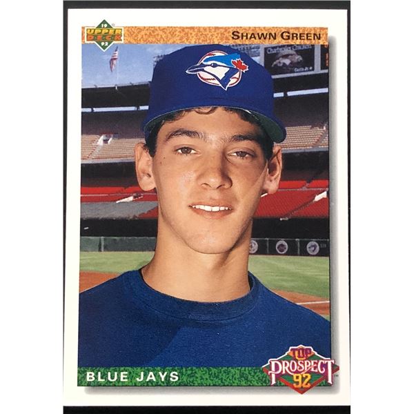 1993 UPPER DECK SHAWN GREEN ROOKIE CARD