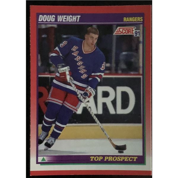 1991-92 SCORE DOUG WEIGHT ROOKIE CARD