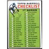 Image 1 : 1964 TOPPS 1st SERIES CHECKLIST