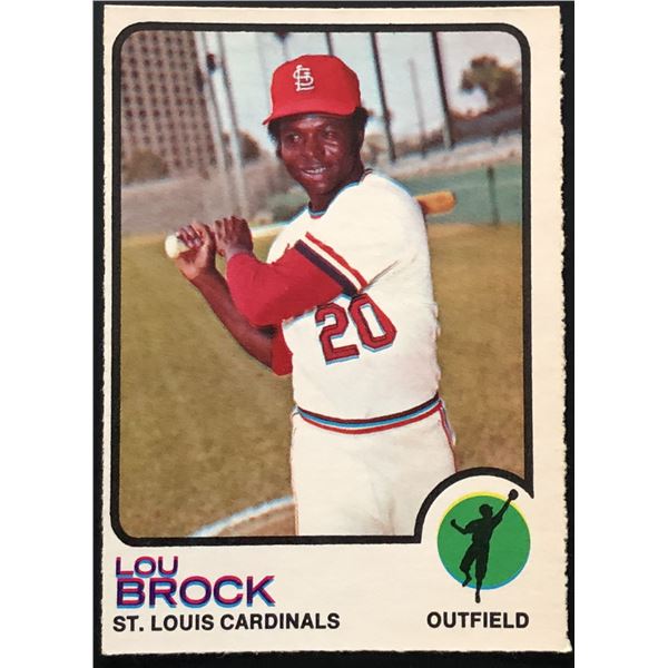 1973 O-PEE-CHEE LOU BROCK (HOF)
