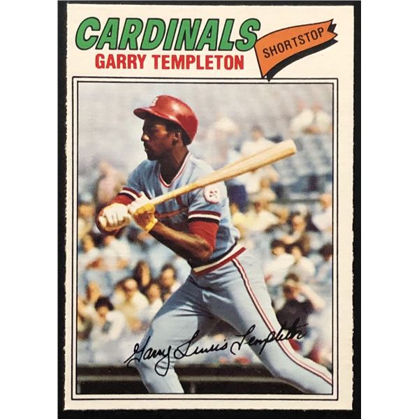 1977 O-PEE-CHEE GARRY TEMPLETON ROOKIE CARD