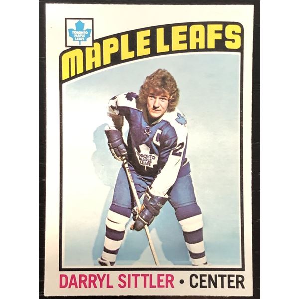 1976-77 O-PEE-CHEE DARRYL SITTLER (HOF)