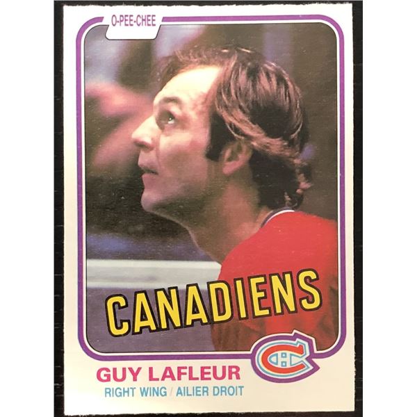 1981-82 O-PEE-CHEE GUY LAFLEUR (HOF)