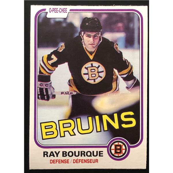 1981-82 O-PEE-CHEE RAY BOURQUE (HOF)