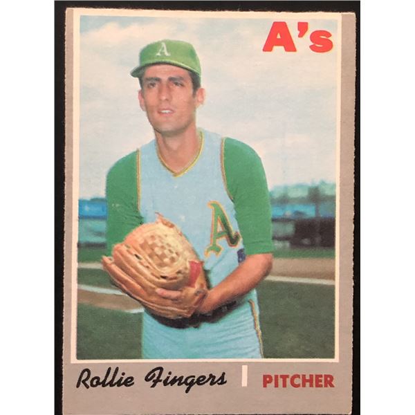 1970 O-PEE-CHEE ROLLIE FINGERS (HOF) ROOKIE CARD