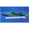 Image 1 : John Deere Combines (2) : 9870 STS c/w 2 Headers Each (Scale 1:64) (Ertl) (SEE PICS!)