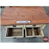 Image 4 : Antique Bakers Table (29-1/2"H x 47"W x 27-1/2"D) (SEE PICS!)  (Listing & Descriptions are a GUIDE O
