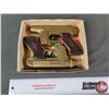 Image 1 : Vintage Toy Jet Disc Guns (2) (Note: barrel end broken on one of the pistols) (SEE PICS!)