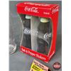 Image 5 : Coca-Cola Collectibles Grouping : - Mini Bottle (2-1/2"H) - Shaker (4-1/2"H) - Coasters - S&P Shaker