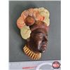 Image 2 : BOSSONS HEAD : Chaka Zulu Warrior King (5"W) (SEE PICS!)