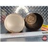 Image 7 : MOBIL OIL TINS (2) : Special & Regular (6-1/2"H x 4"Dia) (SEE PICS!)
