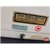 Image 8 : Light Up Clock "Alpha - A Good part of your Alberta day" (10-1/2"H x 20"L x 3-1/2"D) (Note : Crack) 