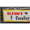Image 2 : Single Side Tin Store Display Topper "KIWI Cavalier QUALITY SHOW DRESSINGS" (8-1/2"H x 22-1/2"W) (SE