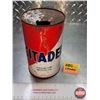 Image 1 : OIL TIN : CITADEL Premium Motor Oil (6-1/2"H x 4"Dia)  (SEE PICS!)