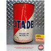 Image 2 : OIL TIN : CITADEL Premium Motor Oil (6-1/2"H x 4"Dia)  (SEE PICS!)