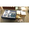 Image 1 : PERFUME/BATH GIFT BOX WITH 3 BOTTLES OF PERFUME FROM VERA WANG, LADY MILLION, AND