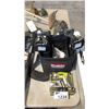 Image 1 : BLACK MAKITA BAG WITH DTD155 IMPACT, DDF483 DRIVER, DC18SC CHARGER AND RYOBI TEK4 DRILL