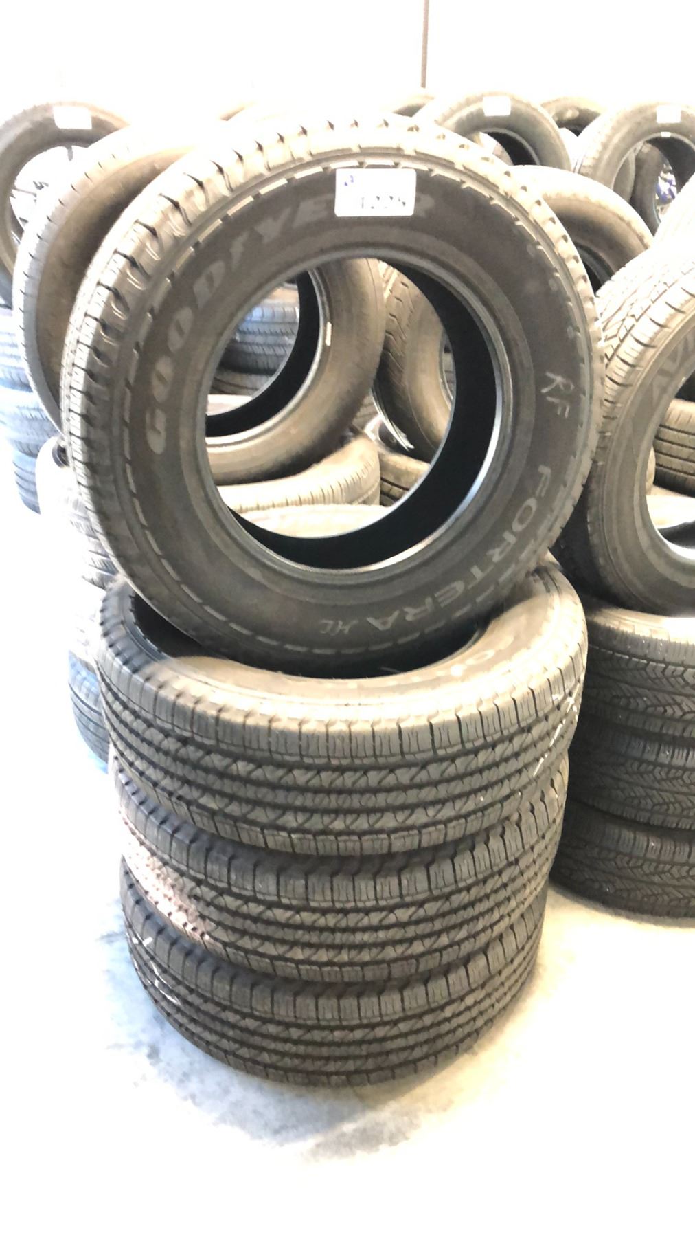 4 GOODYEAR FORTERA HL P245/70R17 108T RADIAL TIRE - Able Auctions