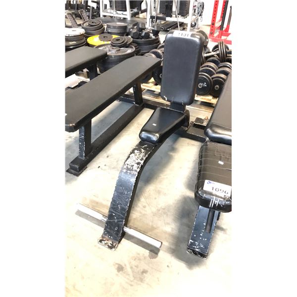 DUMBBELL STOOL, COMMERCIAL SHOULDER PRESS D48  X W26  X H32 