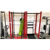 Image 2 : ROGUE MONSTER LITE RACK WALL STATION W/ WEIGHT AND BARBELL STORAGE SLED