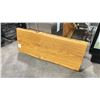 Image 2 : NATURAL LIVE EDGE 62"W X 28"D X 44"H WOODEN RESTAURANT TABLE TOP