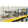 Image 1 : ASSORTED STAINLESS STEEL COMMERCIAL CHAFFING DISH STANDS / PARTS