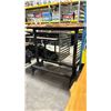Image 2 : NATURAL LIVE EDGE 48"W X 28"D X 44"H WOODEN TOP BLACK METAL BASE BAR HEIGHT RESTAURANT TABLE