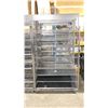 Image 2 : BLACK MOBILE 7 TIER COMMERCIAL BREAD RACK - APPROX. 48"W X 25"D X 84"H