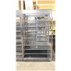 Image 2 : BLACK MOBILE 7 TIER COMMERCIAL BREAD RACK - APPROX. 48"W X 25"D X 84"H