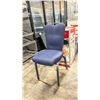 Image 2 : BLUE PADDED METAL FRAMED COMMERCIAL STACKING BANQUET CHAIR