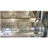 Image 2 : QUEST VAN-B.C. STAINLESS STEEL COMMERCIAL 3 TIER ILLUMINATED COUNTER TOP DISPLAY CASE *HAS CRACK*